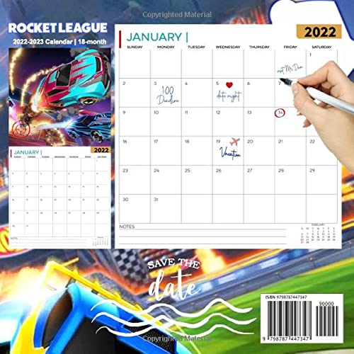 Liga 2023 Calendrier Rocket League: Official 2022 Calendar - Video Game Calendar 2022 - Rocket  League -18 Monthly 2022-2023 Calendar - Planner Gifts For Boys Girls Kids  ... Games Kalendar Calendario Calendrier).25: Calender, Rocket League:  9798787447347: Amazon.com: Books