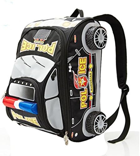Cool Kids Backpack for Boys Girls Pupils School Bag 3D Car Style