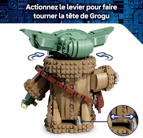 Star Wars 75446 Grogu (Apprenti du Mandalorien) Jouet de Construction - Décoration pour Chambre d'enfant avec Figurine - Maquette d'Armure en Beskar - Cadeau pour Garçon, Fille ou Fan dès 10 Ans