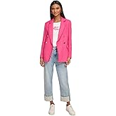 Karl Lagerfeld Paris Women's Elevated Tweed Blazer Jacket