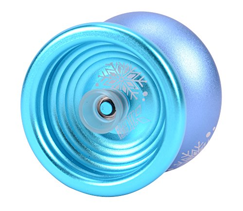 AshopZ Aluminum Alloy Metal Professional YOYO with 5 Strings, Blue