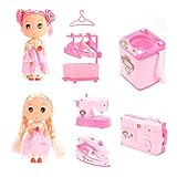 Emorefun Children Mini Play Housekeeping Toys for Pretend Play Game (Sewing Machine, Iron, Washing Machine, Camera, etc)