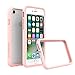 iPhone 8 / iPhone 7 Bumper Case [CrashGuard by RhinoShield] | Shock Absorbent Slim Design Protective Cover [3.5 M/11ft Drop Protection] Apple - Shell Pink