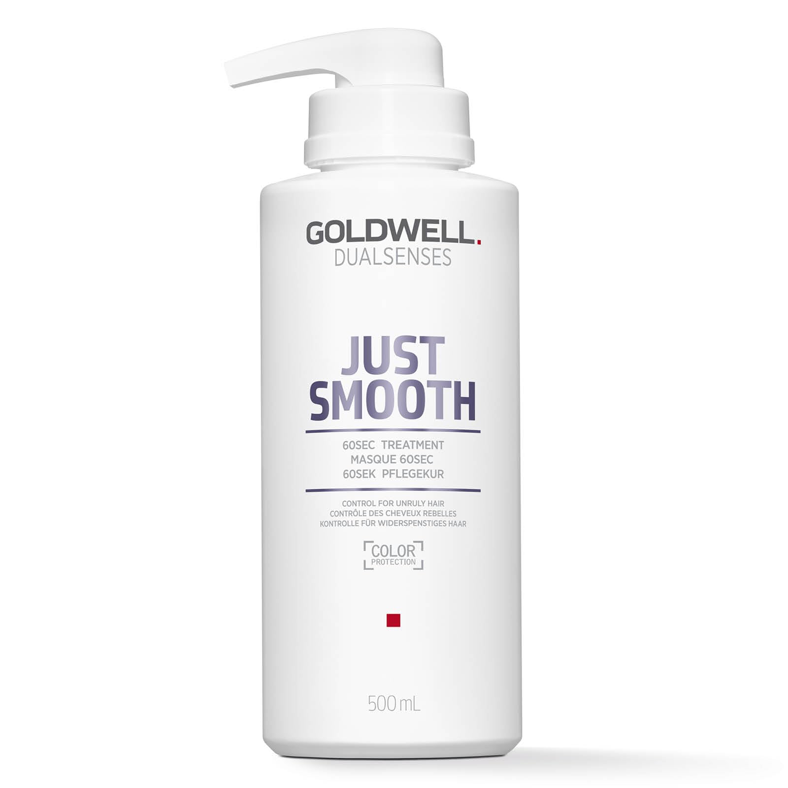 Goldwell Dualsenses Just Smooth 60sec Treatment Mask, For Unruly & Frizzy Hair, Regenerates Instantly, 500ml