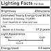 Kakanuo MR16 LED Bulb 5.5W Replace 55 Watts Halogen MR16 LED Spotlight AC/DC12V Warm White 3000K GU5.3 Bin Pin Base Recessed Light Track Light 450LM Non-dimmable (Pack of 6)