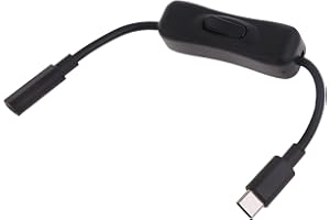 Power Switches Cable for 4 - USB C Male to Female Extension with On/Off Switches Extension