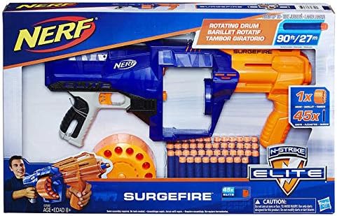 NERF Toys Nerf Surgefire Mega Pack 45 x Elite Darts - 90 Ft/30 Meters