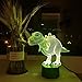 FULLOSUN Night Light for Kids Dinosaur T-rex 3D Night Light Bedside Lamp 16 Colors Changing with Remote Control, Xmas Halloween Birthday Gift for Child Baby Boy