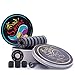 Heady Shake Pro Skateboard Bearings - Fastest Premium 608rs Titanium - Longboard, Skate Board, Kick Scooter, Inline and Roller Skates, 8-Pack