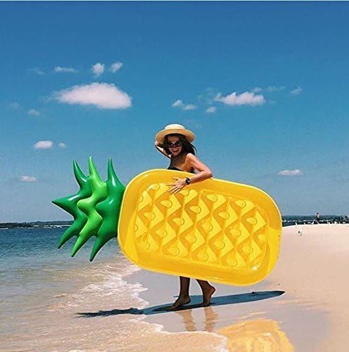 Pineapple Pool Float Large Outdoor Inflatable Pool Floats Swimming Pool Floats for Adults Pool Float Toy for kids Pool Party Float Raft for drink