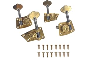 Yinfente Full Size Cello Parts Metal Body Machine Head String Winder DIY Pegs Easy to Adjust