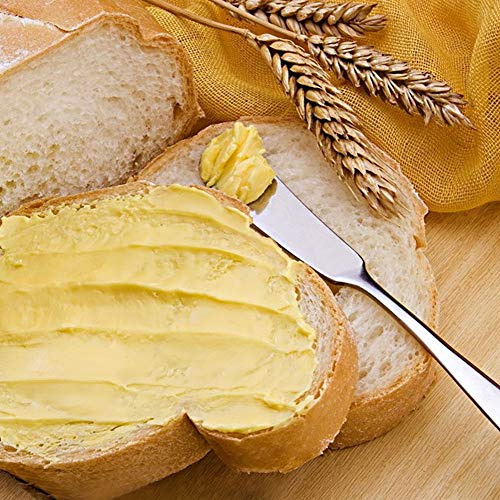 HouseHoo Cheese Spreaders, Stainless Steel Classic Spreader Knife Set for Cheese, Jelly, Jam, Dessert, Set of 4 Canape Knives, Spreaders for Appetizers, Sandwich Cream Cheese Butter Knife - Thumbnail 4