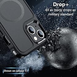 SPIDERCASE Designed for iPhone 13 Case, with [2 Pcs