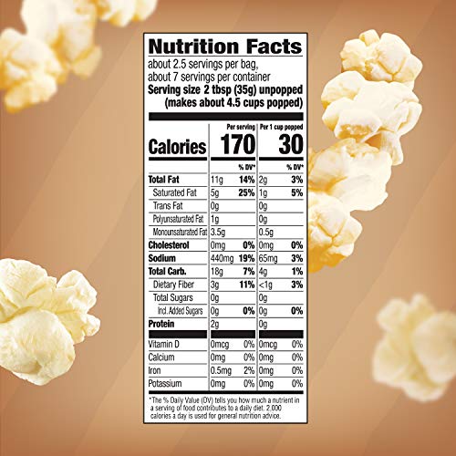 Orville Redenbacher's Naturals Simply Salted Popcorn, 3.29 oz Classic