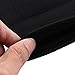 uxcell Cotton Spandex Sports Elastic Elbow Compression Surpprot Protector 2 Pcs Black