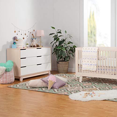Babyletto Hudson 6Drawer Assembled Double Dresser in Washed Natural