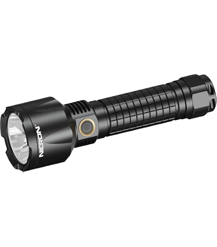 NICRON B200 Rechargeable Flashlights 1600 High Lumens, 3280ft Long Range, Super Bright LED Flashlight Type C Charged, 6 Modes Long Lasting 648 Hours, IPX8 Waterproof for Emergencies, Camping