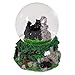 Black Bears in the Woods Glass Musical Snow Globe Plays Song Born Free