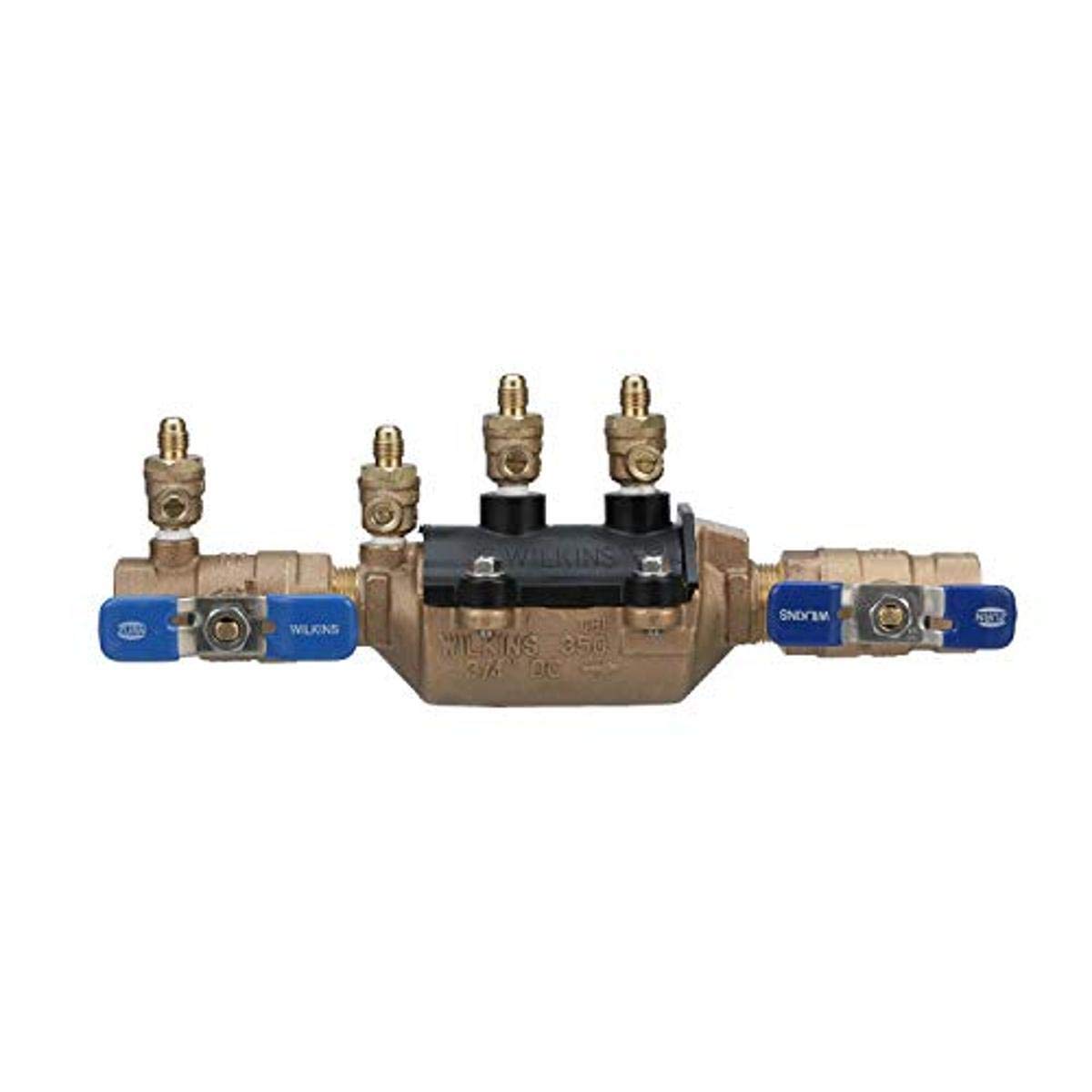 Photo 1 of Zurn Wilkins 3/4" 350 Double Check Backflow Preventer with SAE flare test fitting