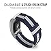 MoKo Fitbit Charge 2 Band , Fine Woven Nylon Adjustable Replacement Strap + Connector for 2016 Fitbit Charge 2 Heart Rate + Fitness Wristband, Wrist Length 5.39