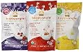 Organic Baby Food Happy Yogis Yogurt Snacks, (2) Banana Mango, (2) Mixed Berry, and (2) Strawberry- 1 Oz Packs