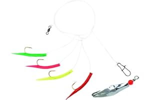 Clarkspoon 4-Piece Mackerel Tree Rig - Gold 2/0 Hooks - Spanish Mackerel, Bluefish