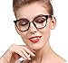 SOOLALA Womens Quality Readers Stylish Oversized Cat Eye Custom Reading Glasses