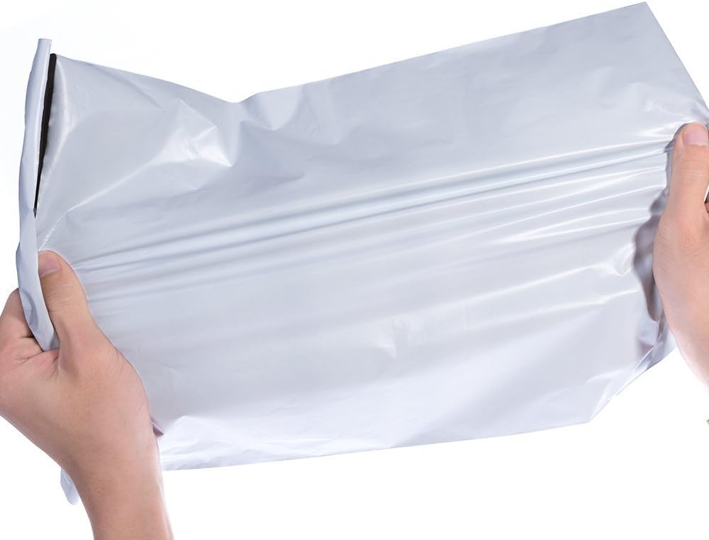 9527 Product Poly Mailers 9x12 Envelopes Shipping Bags Self Sealing, 100 Bags, White : Office Products