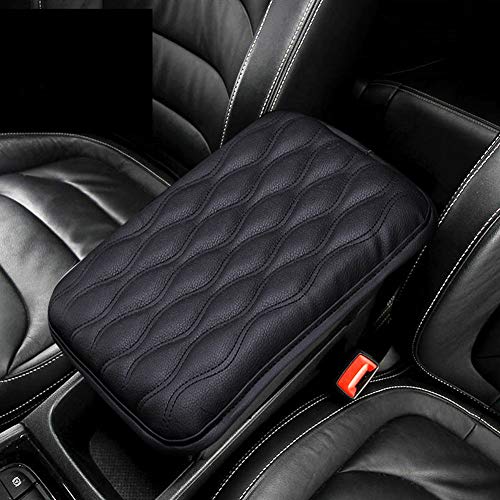 image for Grosun Center Console Pad Leather Console Center Armrest Lid Cover Ski