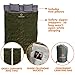 Gideon Waterproof Double Sleeping Bag with 2 Pillows - Amazingly Lightweight, Compact, Comfortable & Warm - for Backpacking, Camping, etc. Double Size or Convert into 2-Single Bags