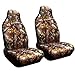 Two Officially Licensed Kings Camo Universal Fit Highback Seat Covers - Woodland Shadow