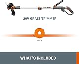 WORX WG163E.9 20V Cordless Grass Trimmer 30cm Tool Only No Battery view 6
