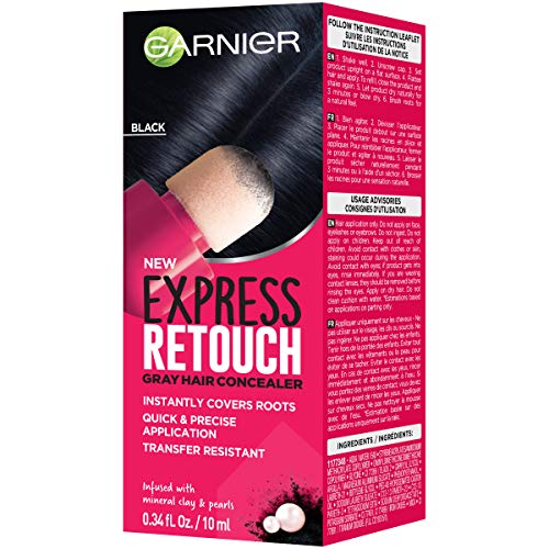 Garnier Hair Color Express Retouch Gray Hair Concealer, Instant Gray
