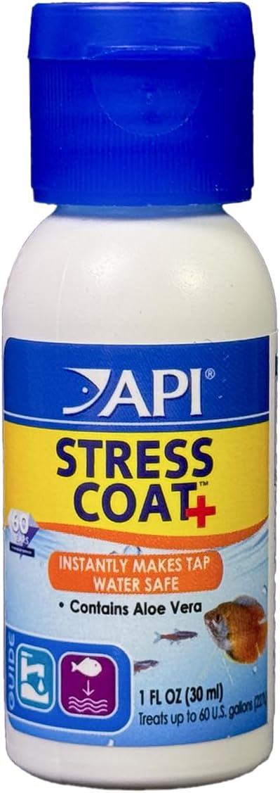 API STRESS COAT Aquarium Water Conditioner 30 ml Bottle