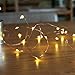 GardenDecor Led String Lights 50 LEDs Decorative Fairy Battery Powered String Lights, Copper Wire Light for Bedroom,Wedding(16ft/5m Warm White)