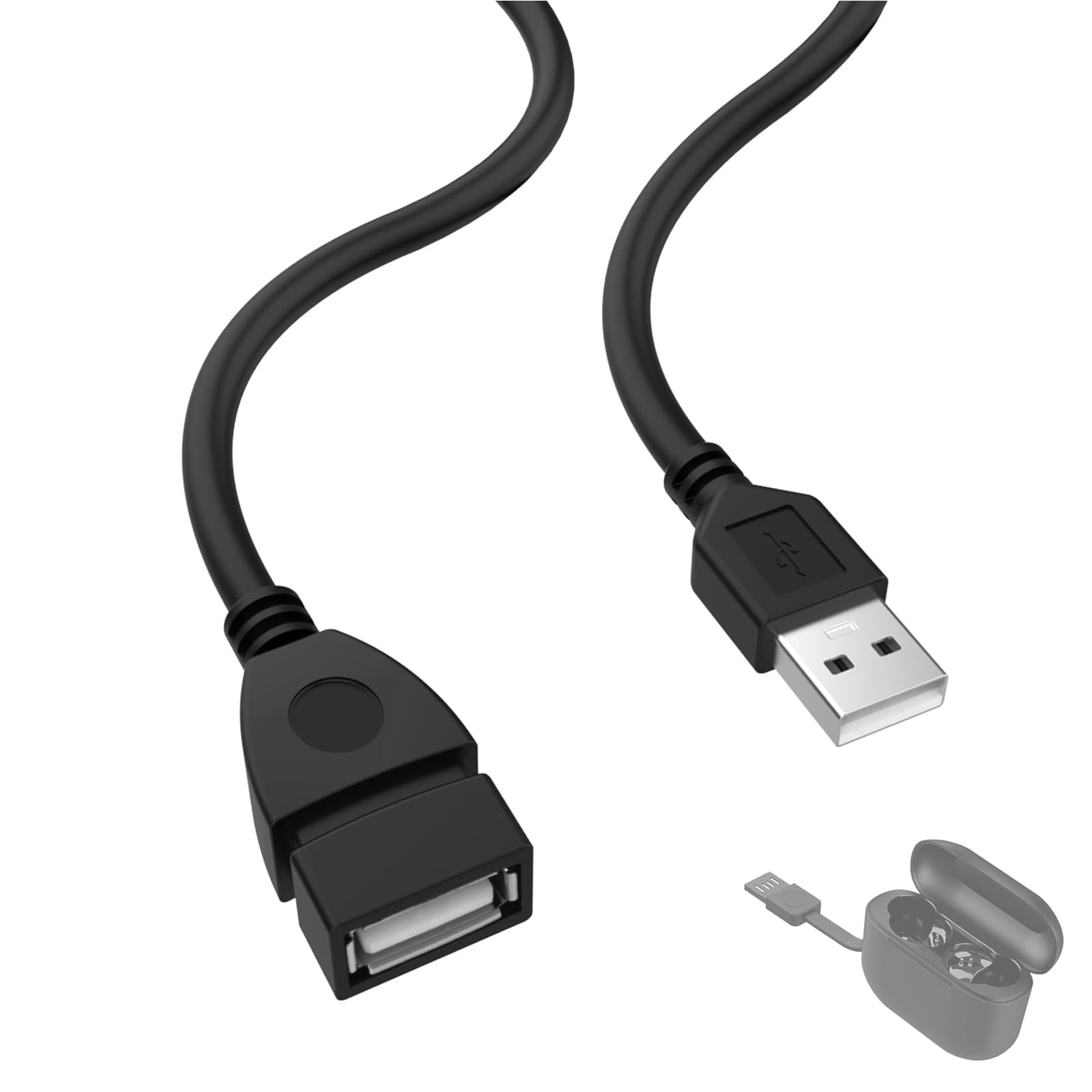 Zosvoses Go Air Pop Charger Compatible with JLab JBuds Wireless Earbuds Case, ANC, 5ft