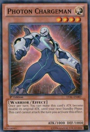 Yu-Gi-Oh! - Photon Chargeman (LVAL-EN007) - Legacy of the Valiant - 1st Edition - Common