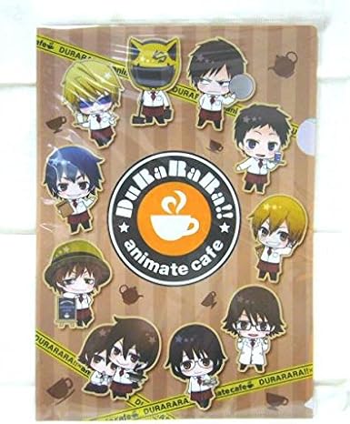 Amazon デュラララ アニメイトカフェ クリアファイル 臨也静雄 アニメ 萌えグッズ 通販