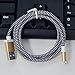 Micro USB Cable, iSeeker [3-Pack] 3.3ft Braided Cable Male A to Micro B with Gold-Aluminum Connectors for Android, Samsung, HTC, Motorola, Nokia and More