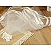 FLAdorepet Dog Cat Wedding Veil Dress Bride Costume Dog Hair Bow Clips Hairpin Headwear Dog Hair Accessories (White, Gauze, S, Small Breeds)