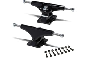 [CCS] Skateboard Trucks - 109mm, 129mm, 139mm, 144mm, 149mm, 169mm Black/Raw W/1" Mounting Hardware