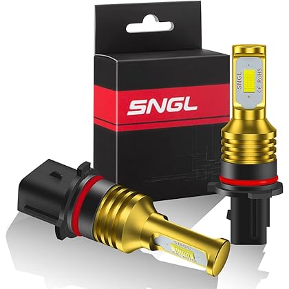 Amazon.com: SNGL PSX26W LED Fog Light Bulbs yellow 3000k Extremely