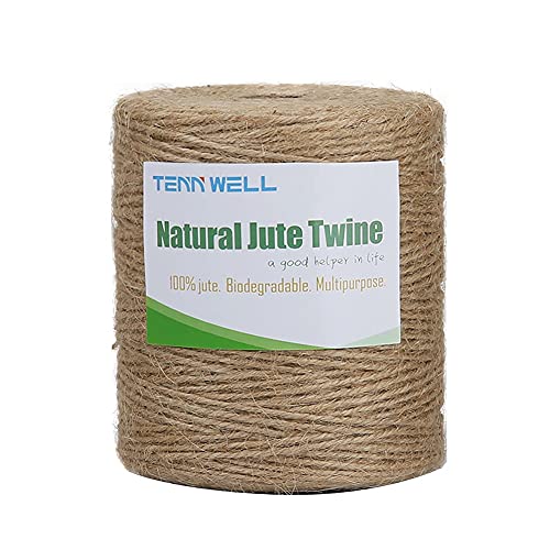 thumbnail image 2 of 328Feet 3Ply Natural Jute Twine, KUTONTECH Arts And Crafts 2 of 11