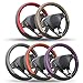 COFIT Crystal Steering Wheel Cover, Diamond Like, Microfiber Leather, Fashionable, Universal M 14 1/2-15 1/3 Inch