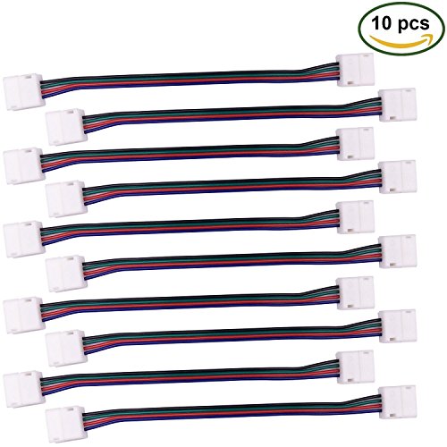 Tronicspros 4 pin 10mm led connector for waterproof 505…