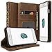 GMYLE iPhone 7 Case Wallet, iPhone 8 Case Wallet, [Book Style] Credit Card Premium Leather Wallet Book Case Cover Vintage for Apple iPhone 7 & 8 - Brown Classic [ID Card/Case Slot] [PU Leather]