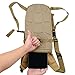Hydration Pack with 2.5L Backpack Water Bladder for Hiking Running Biking Color Khaki