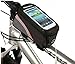 Roswheel Bicycle Frame Pannier and Front Tube Cell Phone Bag, 100gm, Red