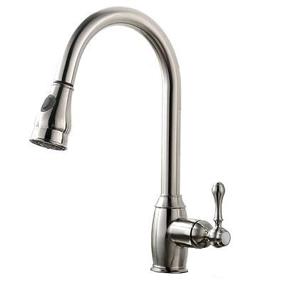 Grifo de cocina con rociador abatible comercial