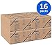 Scott 100% Recycled Fiber Multifold Paper Towels (01801), 9.2” x 9.4”, Brown, 16 Clips/Case, 250 Sheets/Clip, 4,000 Towels/Case